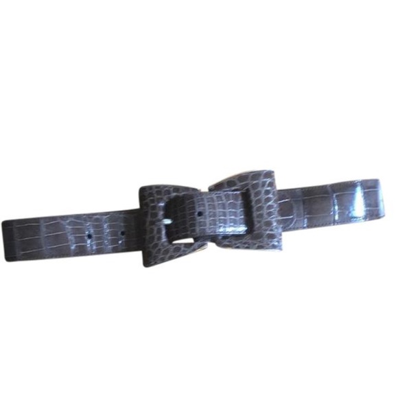 Oscar De La Renta Snake Skin Belt
